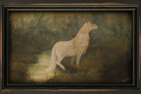 Motiv E06 FF (Fullfarge). - NØKKEN HEST - opphav: Th. Kittelsen “Nøkken som hvit hest”