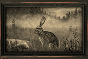 Motiv D08 SP (Sepia). - HARE - 